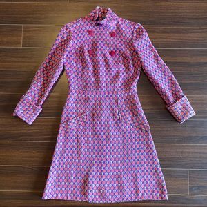 60s/70s Pink and Purple Dress w/matching cape 💓